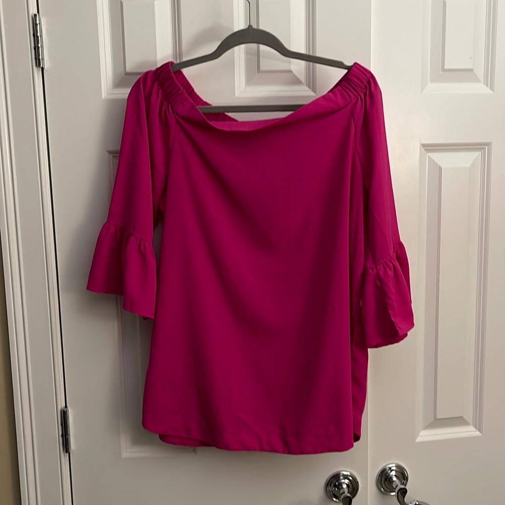 Southern Frock off the shoulders top with bell sleeves. Brand new